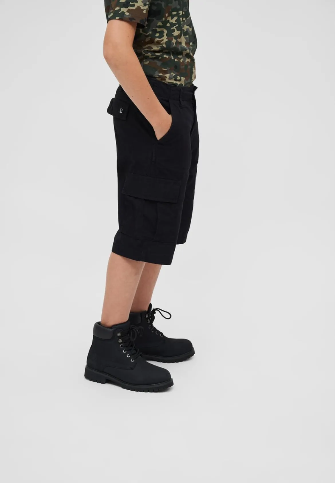 Brandit BDU Ripstop - Lasten shortsit, musta