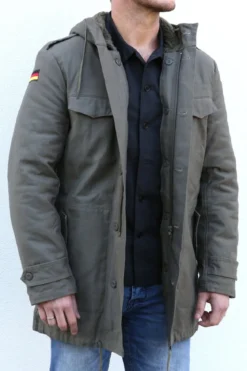 Brandit BW Parka Flag - Parkatakki, oliivi