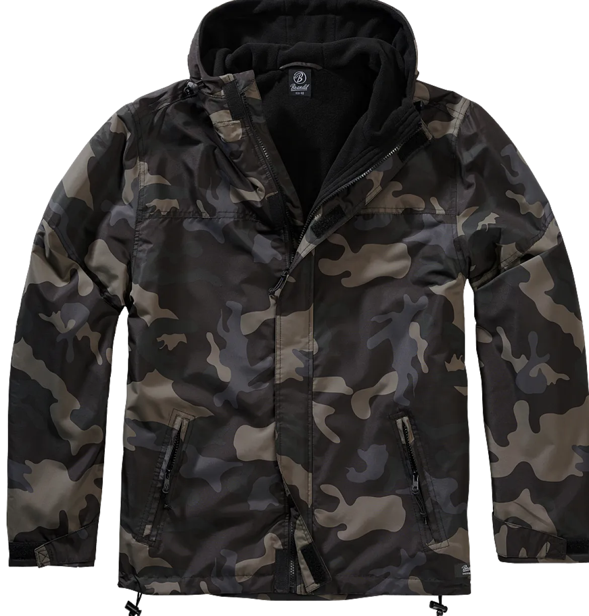 Brandit Frontzip - Tuulitakki, darkcamo