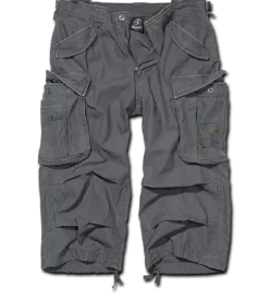 Brandit Industry 3/4 Vintage - Shortsit, anthrazit