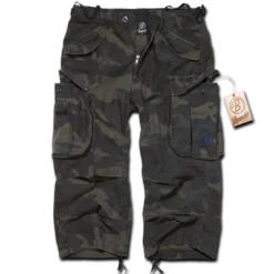 Brandit Industry 3/4 Vintage - Shortsit Darkcamo