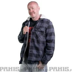 Brandit Lumberjacket - Välikausitakki, black-grey
