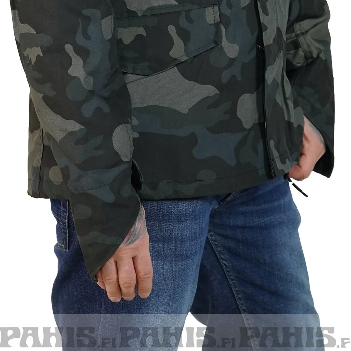 Brandit M65 Army - Talvitakki irroitettavalla vuorella, darkcamo