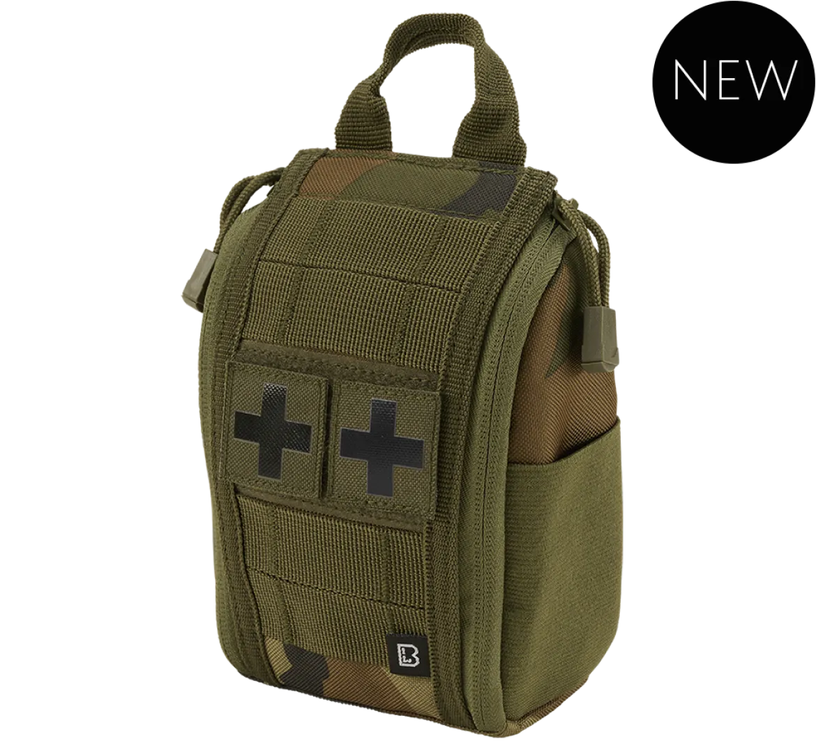 Brandit Molle First Aid Pouch Premium- lisätasku, woodland