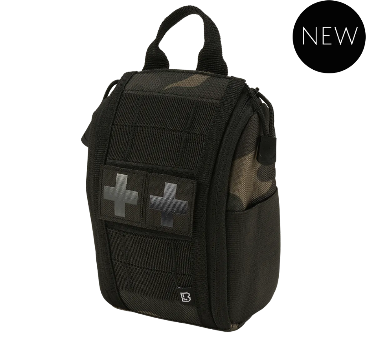 Brandit Molle First Aid Pouch Premium- lisätasku, darkcamo