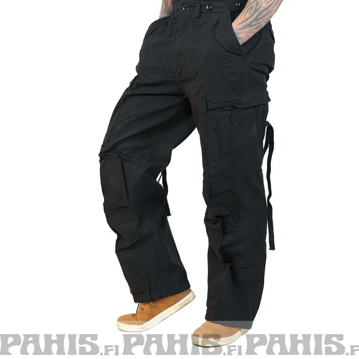 Brandit M65 Vintage reisitaskuhousut - Black