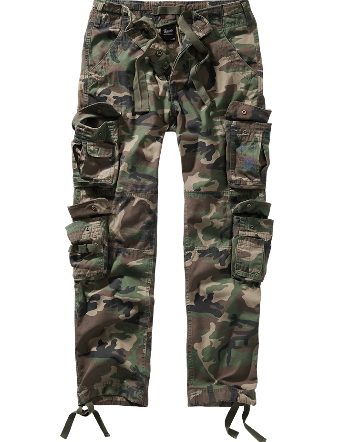 Brandit Pure Slim Fit - Reisitaskuhousut, woodland