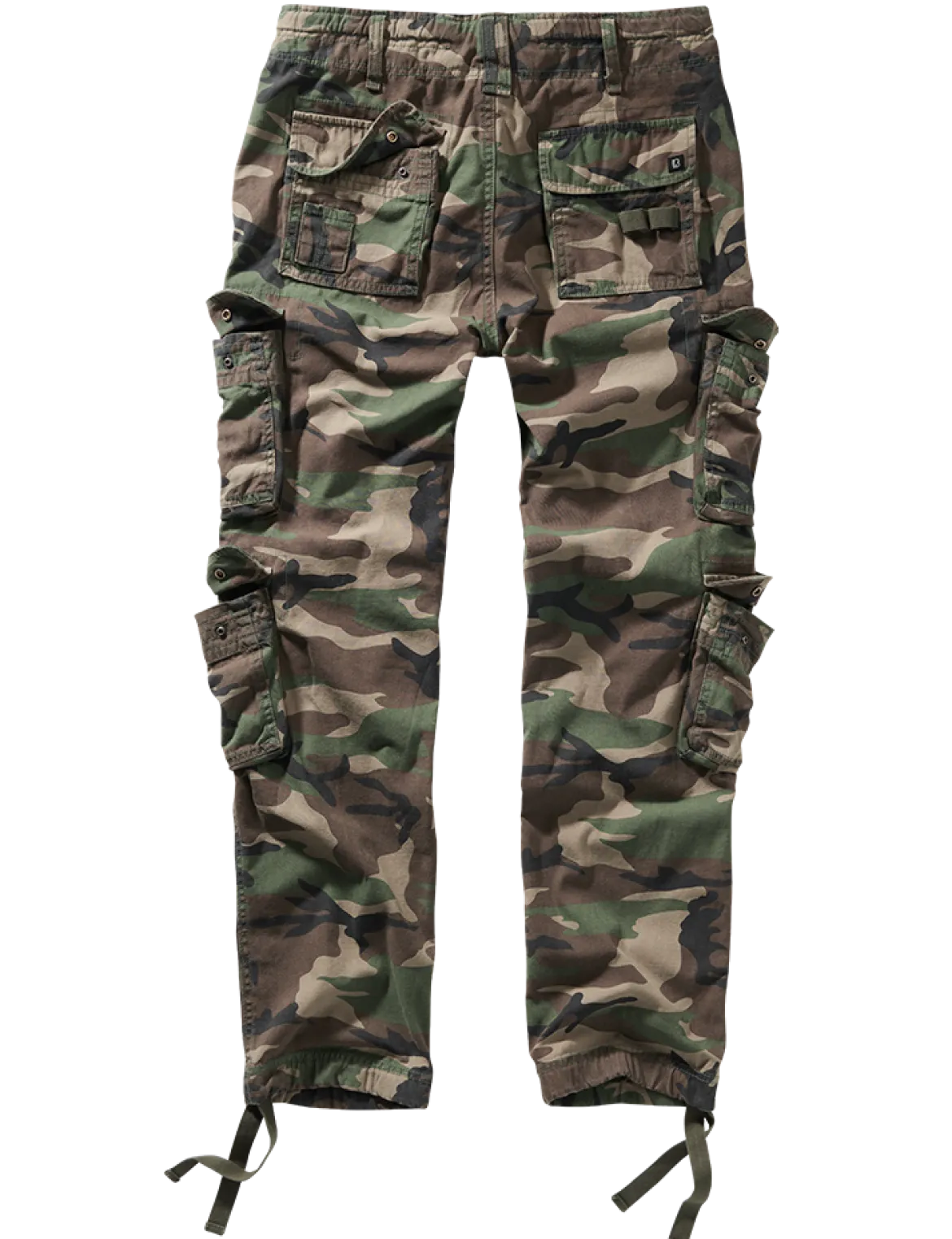 Brandit Pure Slim Fit - Reisitaskuhousut, woodland