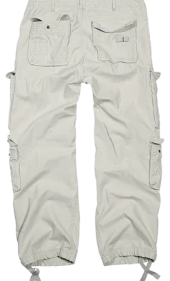 Brandit Pure Vintage reisitaskuhousut - Old white