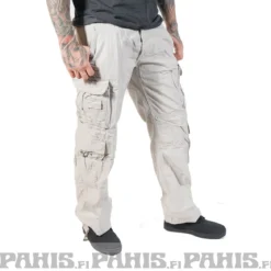 Brandit Pure Vintage reisitaskuhousut - Old white