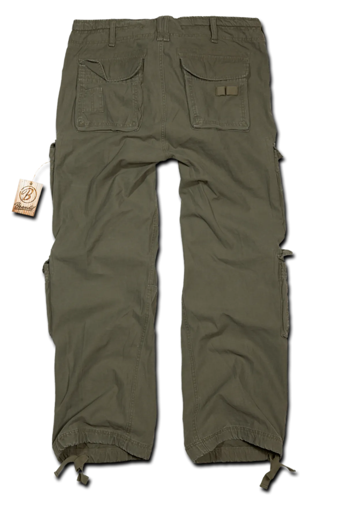 Brandit Pure Vintage reisitaskuhousut - Olive