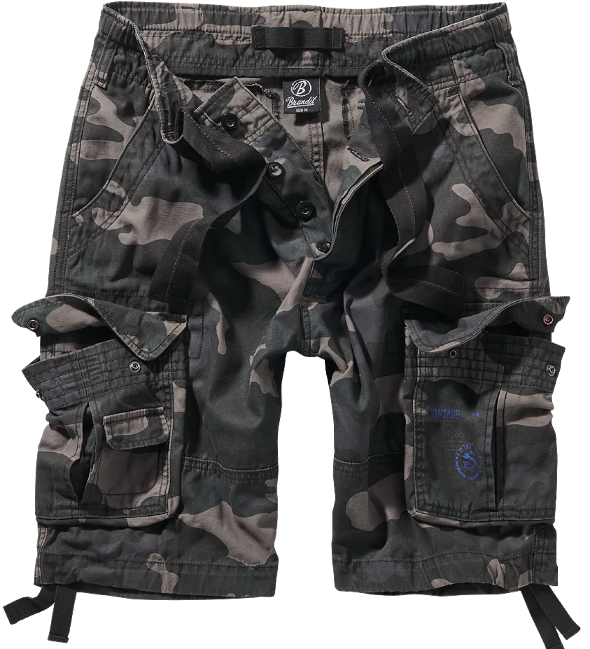 Brandit Pure Vintage - Shortsit, darkcamo