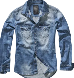 Brandit Riley - Kauluspaita, denim blue