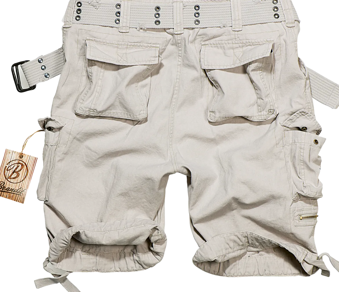 Brandit Savage Vintage - Shortsit, old white