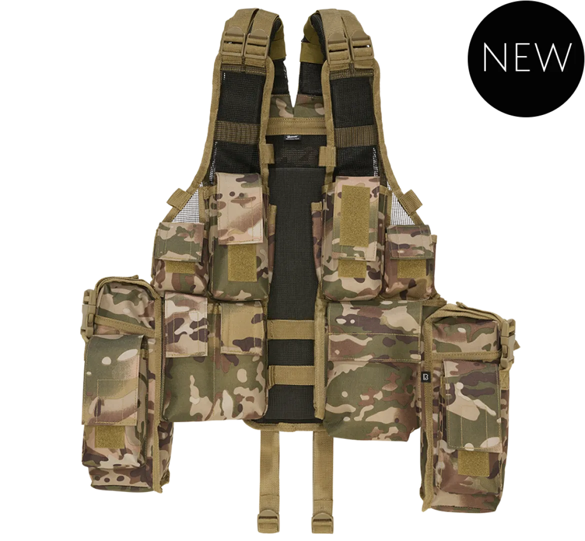 Brandit Tactical vest -liivi, tactical camo