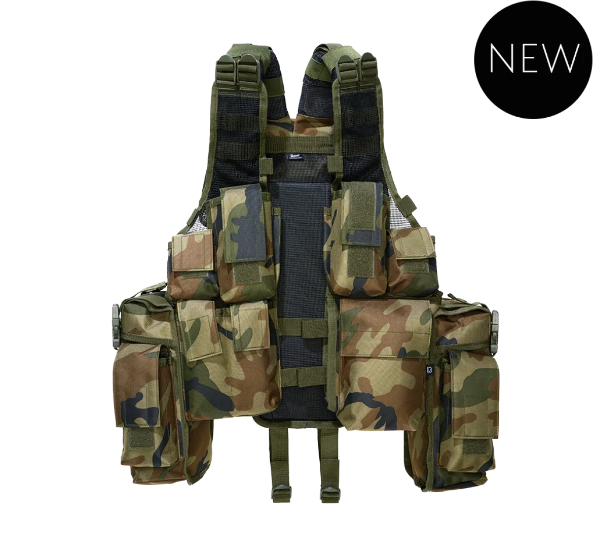 Brandit Tactical vest -liivi, woodland