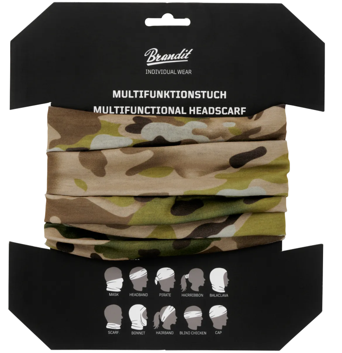 Brandit - Tuubihuivi, tactical camo