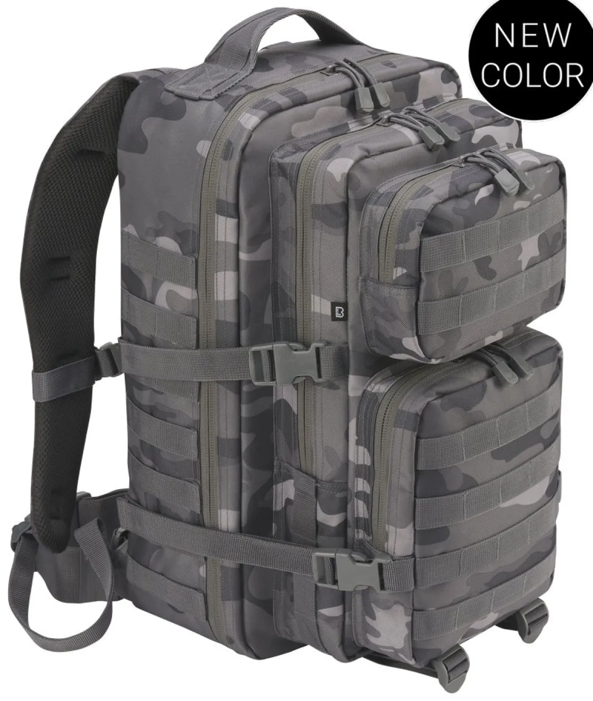 Brandit US Cooper Large - reppu, grey camo