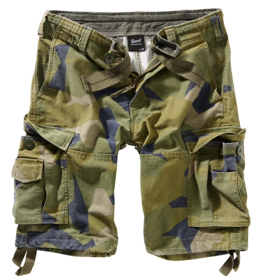 Brandit Vintage - Shortsit, swedish camo