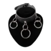 Bullet 69- Choker, 2 row rings