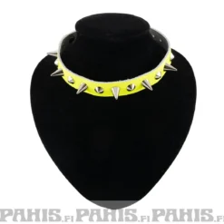 Bullet 69- Choker, Small Cones Fluorescent Yellow