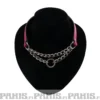 Bullet 69Double Hanging Chain - Choker, Fuscia