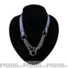Bullet 69Double Hanging Chain - Choker, Blue