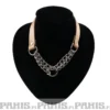 Bullet 69Double Hanging Chain - Choker, Beige