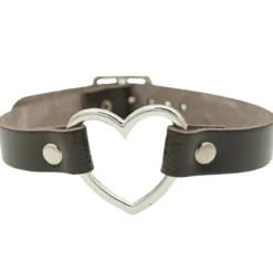 Bullet 69heart fitting - Choker, brown