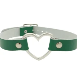 Bullet 69heart fitting - Choker, green