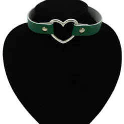 Bullet 69heart fitting - Choker, green
