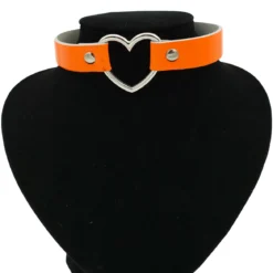 Bullet 69heart fitting - Choker, orange