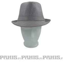 Bullet69- Kimaltava trilby hattu, pink/white