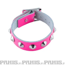 Bullet 69- Niittiranneke, 1 row conical, Fluorescent Patent Pink