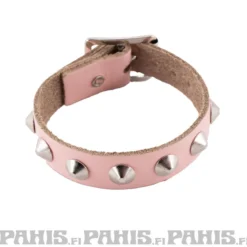 Bullet 69- Niittiranneke, 1 row conical,Baby Pink