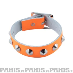 Bullet 69- Niittiranneke, 1 row conical, Fluorescent Orange