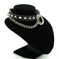 Bullet 691row conical and chain - Choker