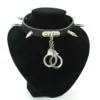 Bullet 69 1row medium spike and handcuff - Choker