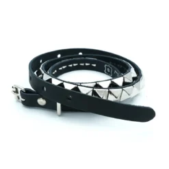 Bullet69 1row silver pyramid black - Niittivyö 12,7mm