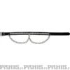 Bullet 691row small pyramid and chain - Choker