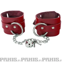 Bullet69 4 row with padlock red - Käsiraudat