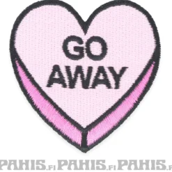 Candy Heart Go Away - kangasmerkki