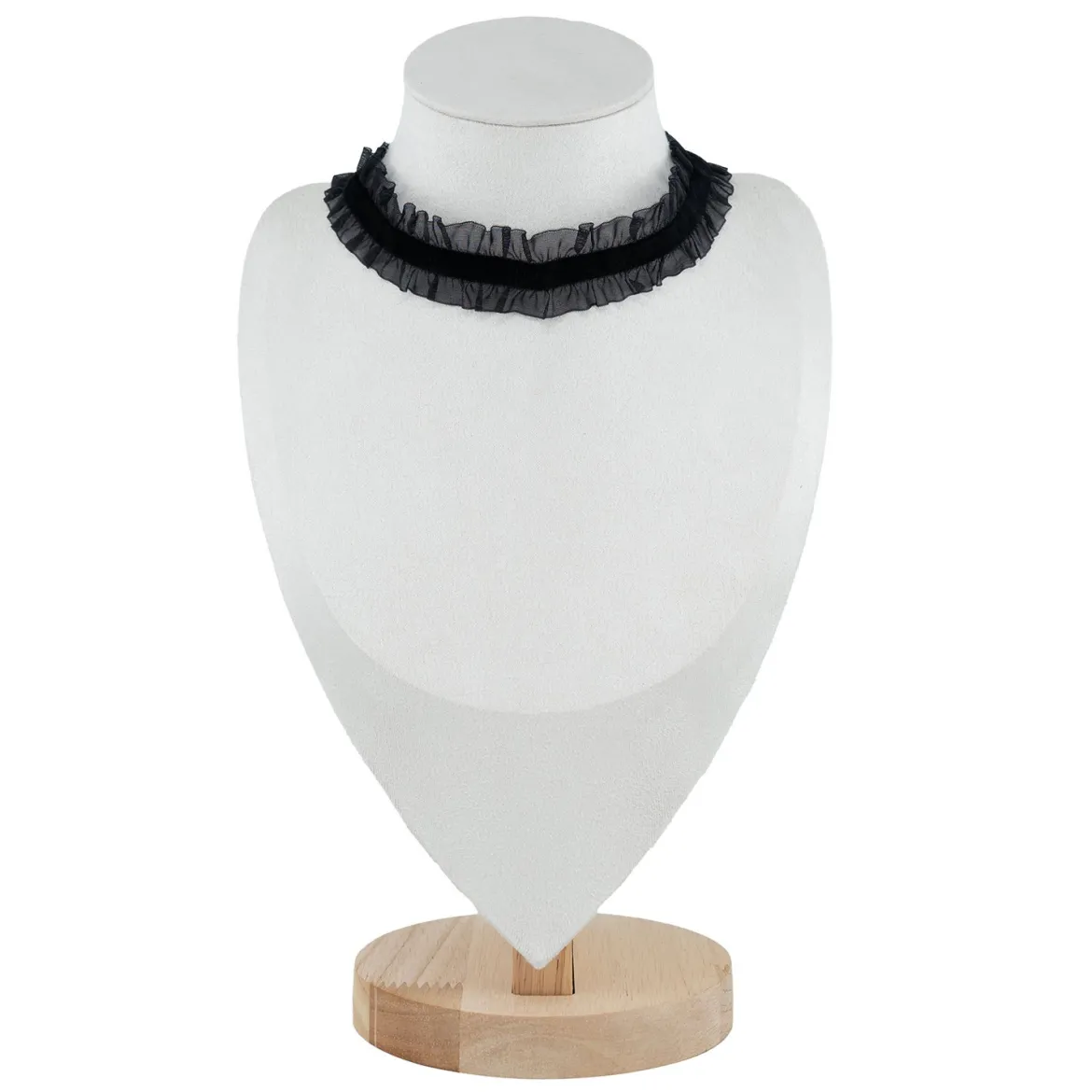Choker - Black frill