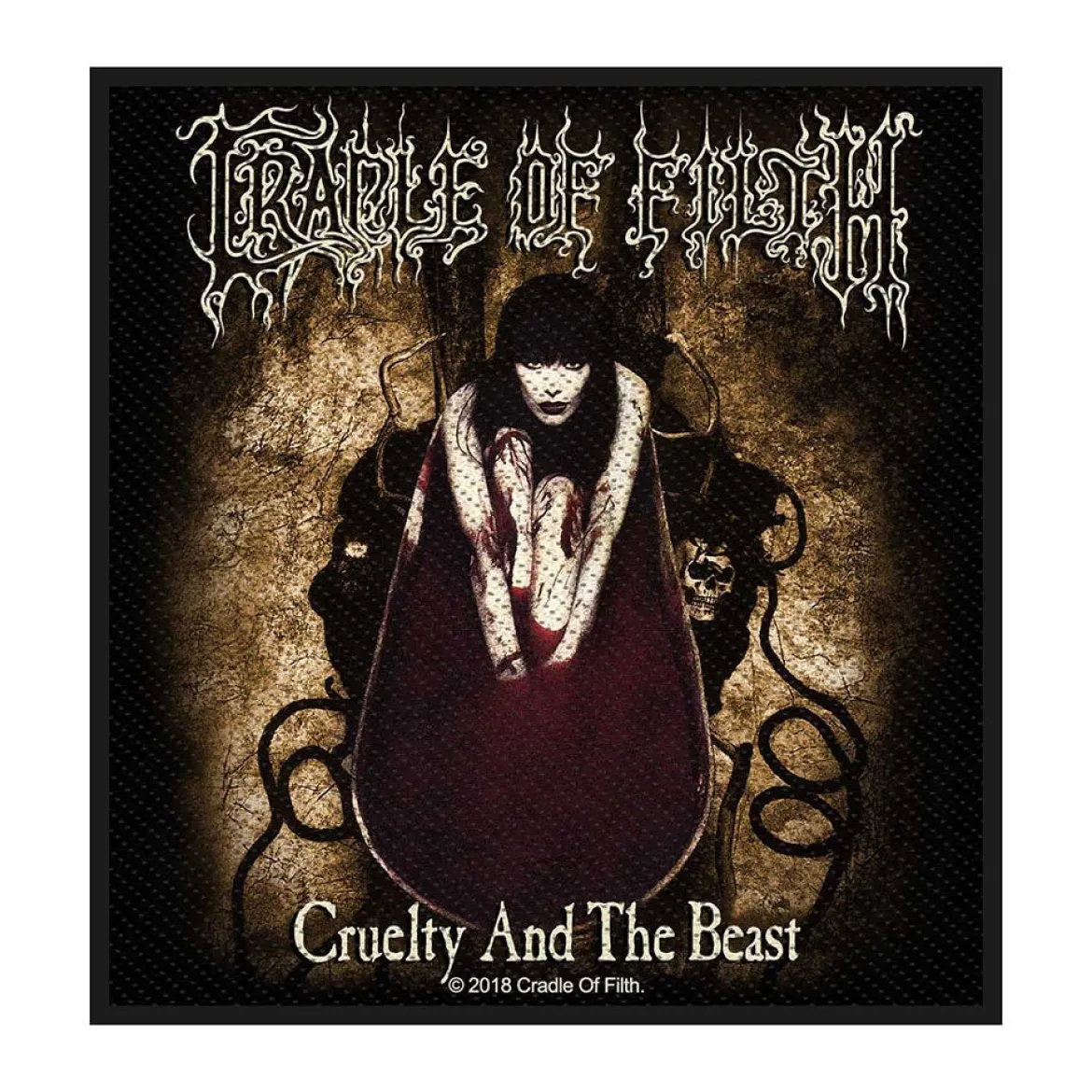 Cradle Of Filth 'Cruelty and the Beast' - Kangasmerkki