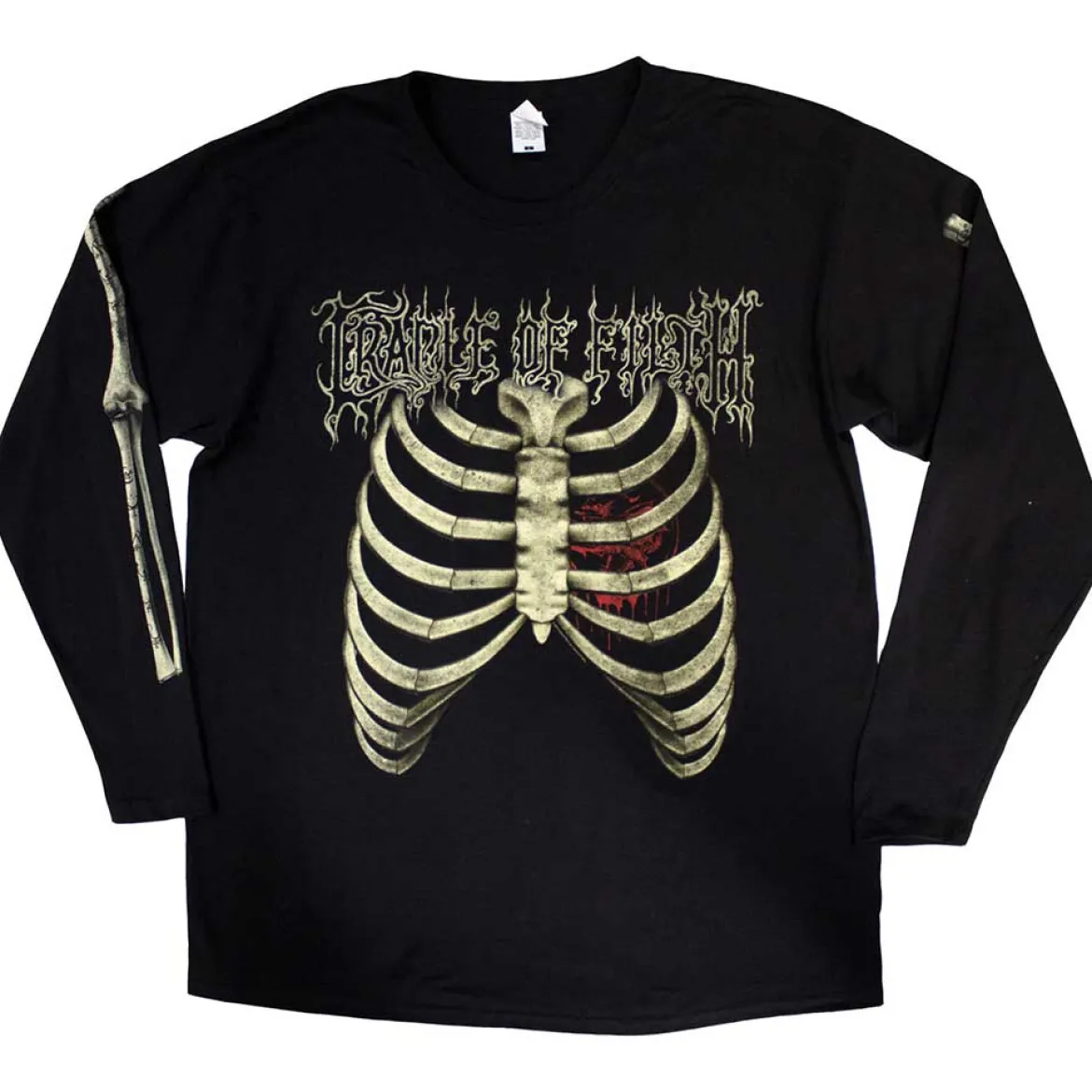 Cradle Of Filth Skeleton - Pitkähihainen paita