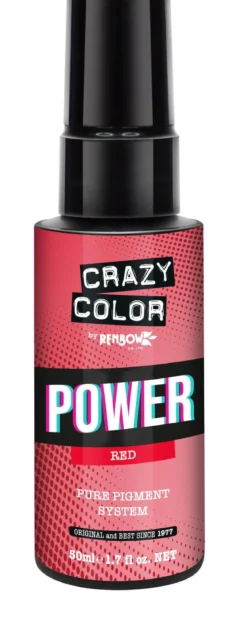 Crazy Color Power Pure Pigments Red - Väripigmentti