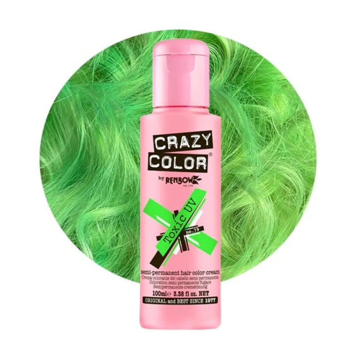 Crazy Color Toxic - hiusväri, puolipysyvä NEON