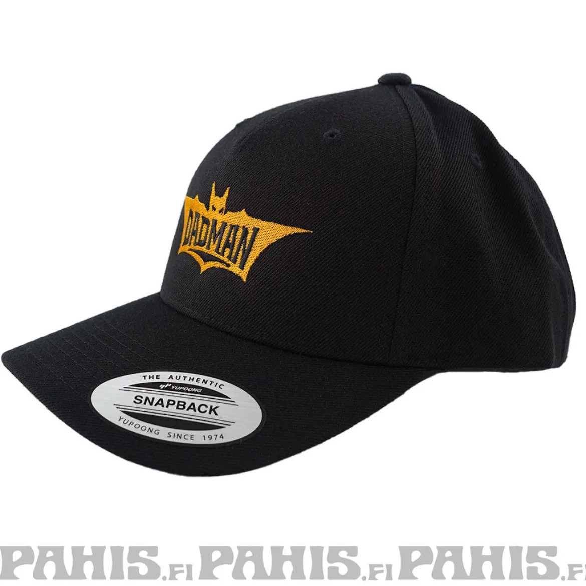 Dadman 5-Panel Premium curved visor snapback - Lippis, black
