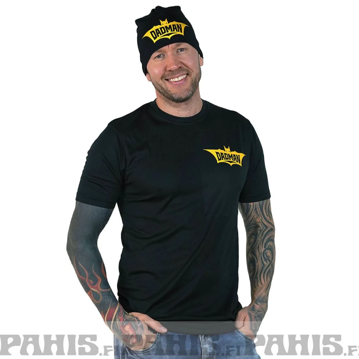 Dadman - Urheilu T-paita, keltainen logo