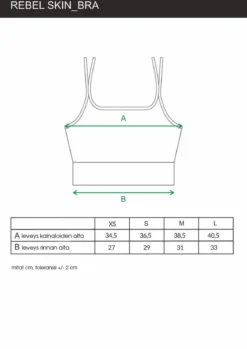 DancInk Needles P4 - urheiluliivit